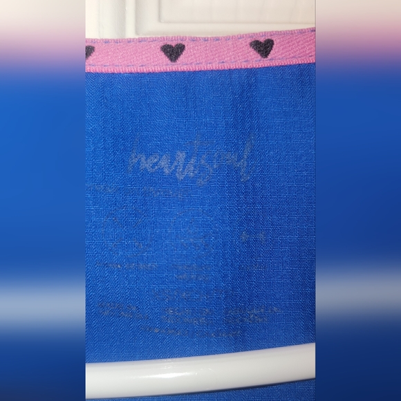 Royal blue heart soul scrub set - Picture 3 of 10